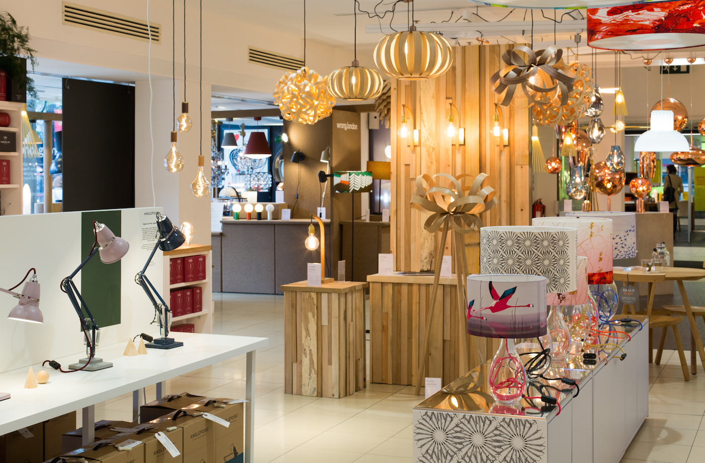 Heal's Festival of Light Anna Jacobs Anglepoise Tom Raffield