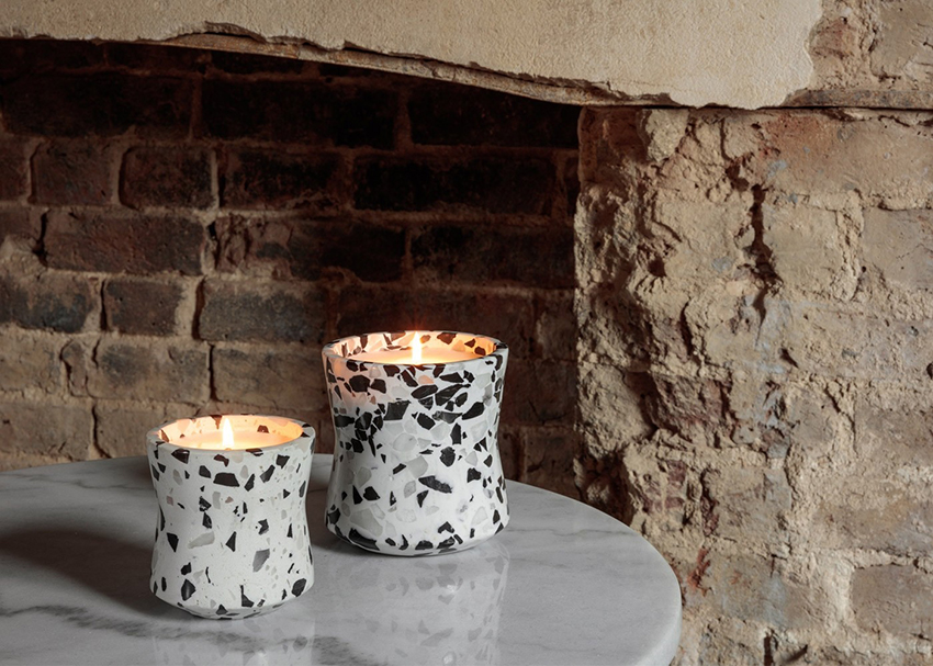 Terrazzo candle 