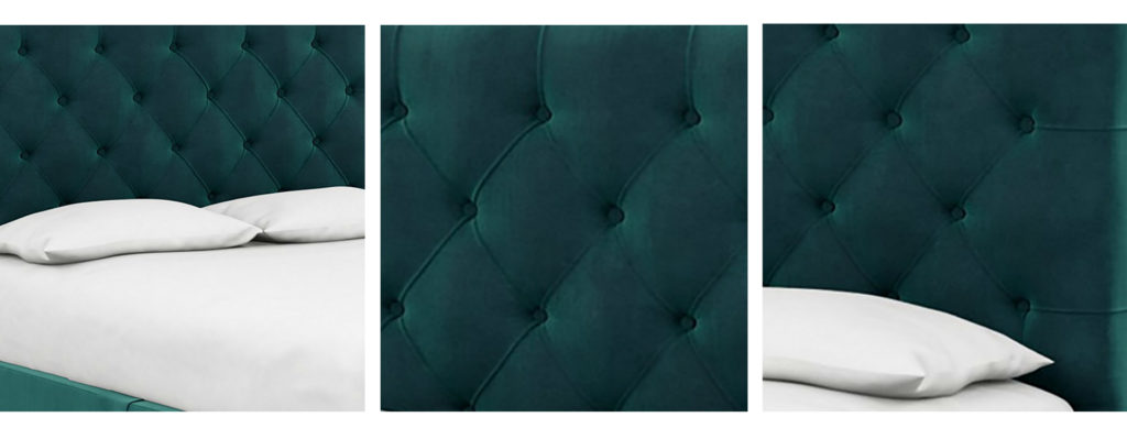 Balmoral Headboard in teal