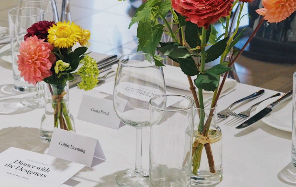 Highgate Flowers at Dinner with the Designers 2019