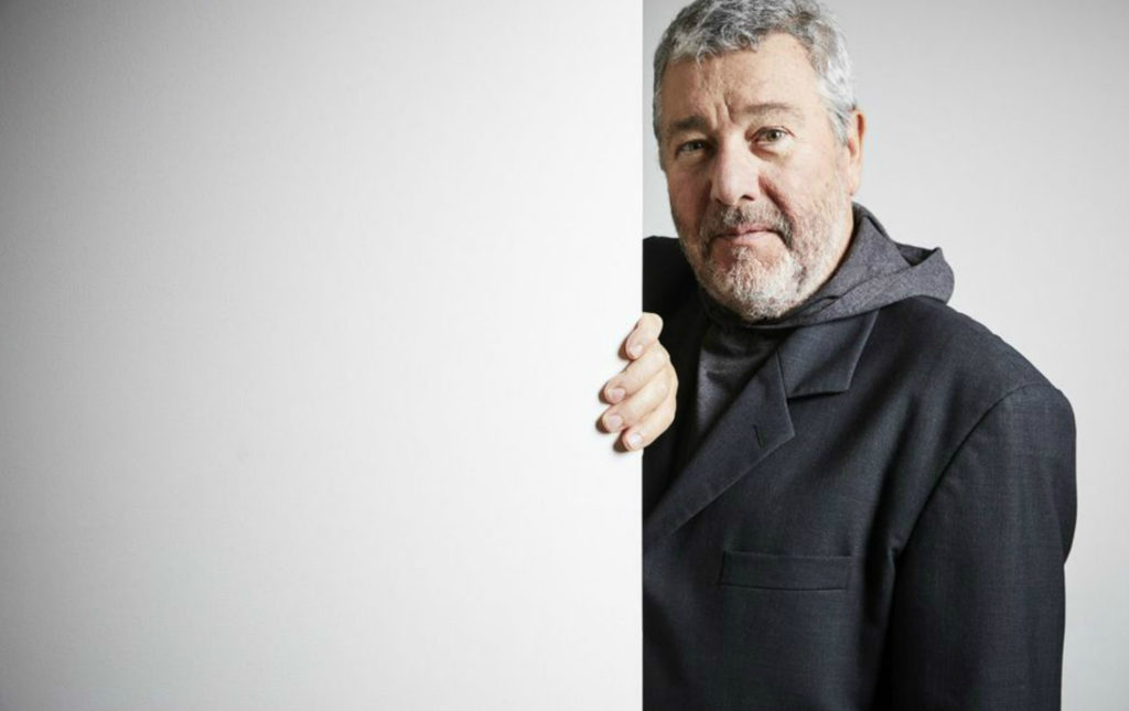 Philippe Starck, designer of the Masters Chair | Image via Le Parisien, courtesy of Julien Falsimagne