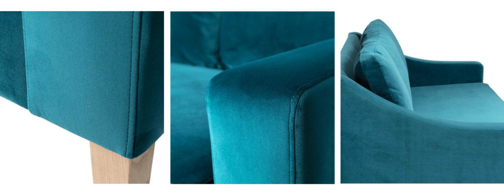 Richmond Sofa in teal 