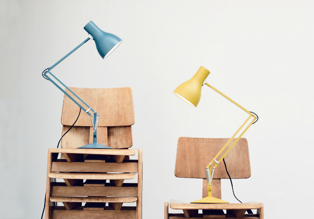 Anglepoise 75 Desk Lamp. Margaret Howell transformed the iconic light with vibrant colourways.