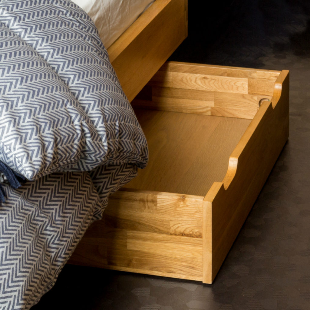 Brunel Under-Bed Storage Drawers that embraces room in a small space