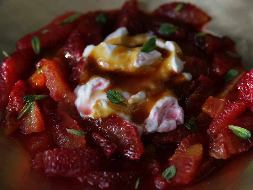 Romantic Valentine's Burnt Orange Dessert Recipe by Pascale Smets