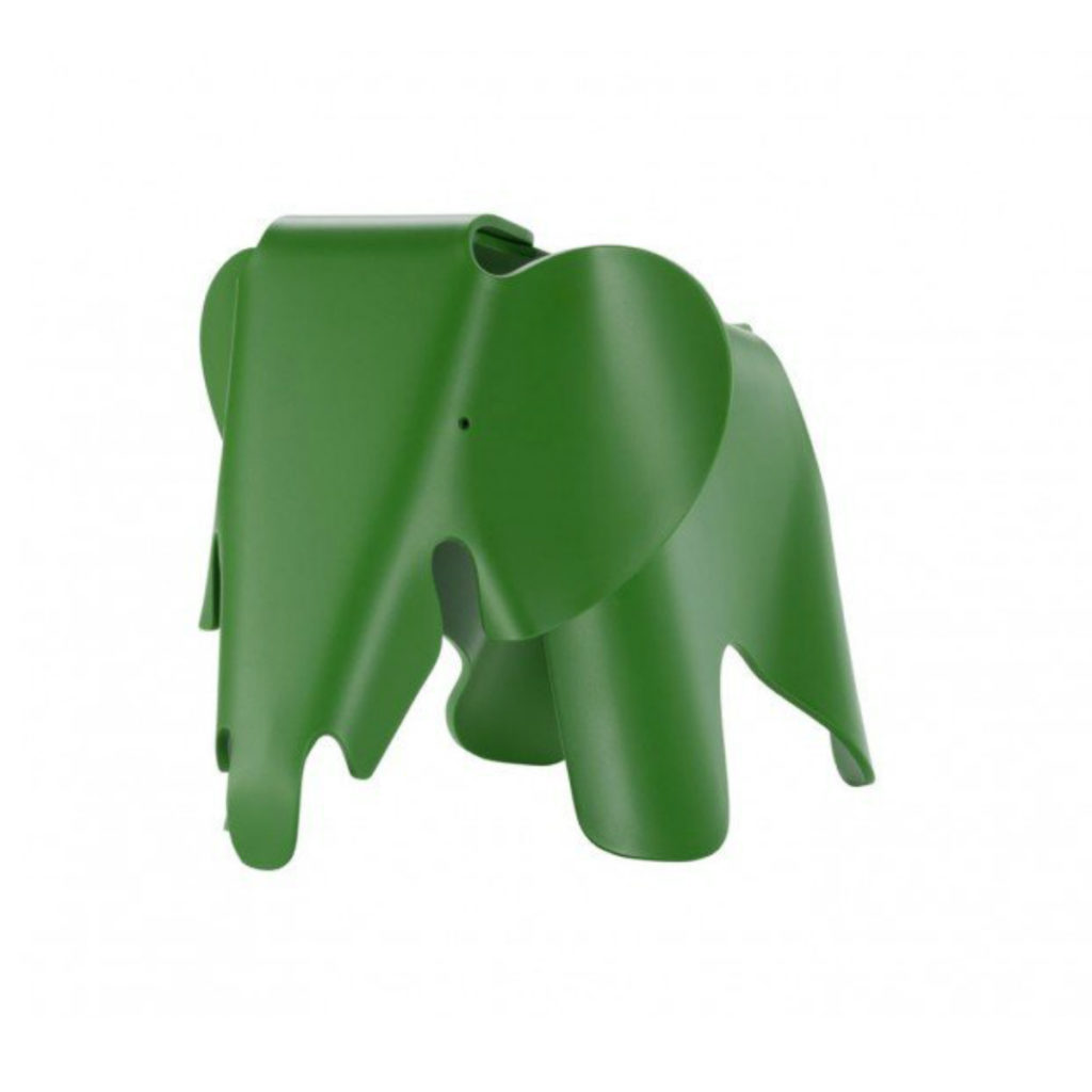 Small Eames Elephant in green - a great Christmas gift for kids