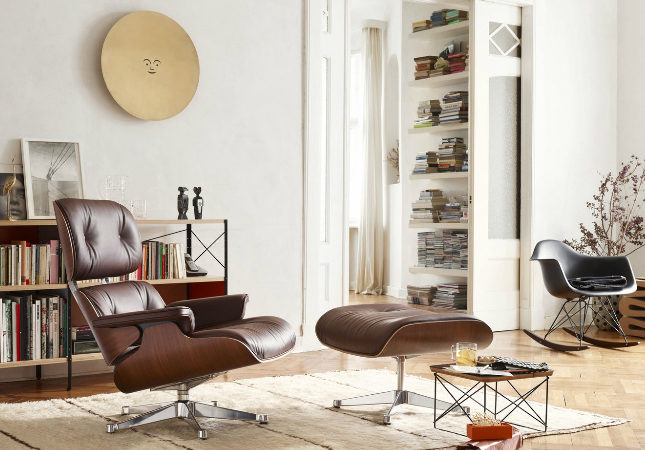 Eames Lounge Chair in a living room | Image courtesy of Vitra