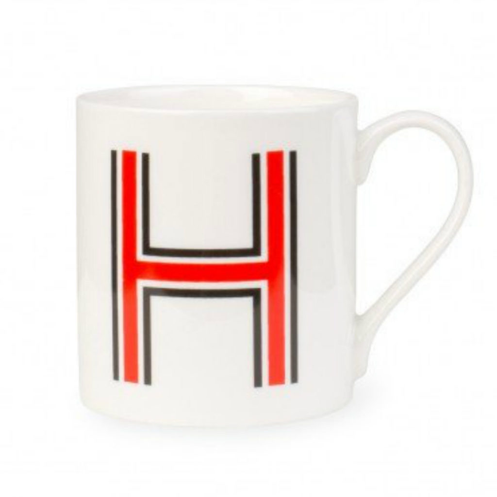 Secret Santa / Stocking Filler Gift Heal's Heritage Alphabet Mug in the letter H