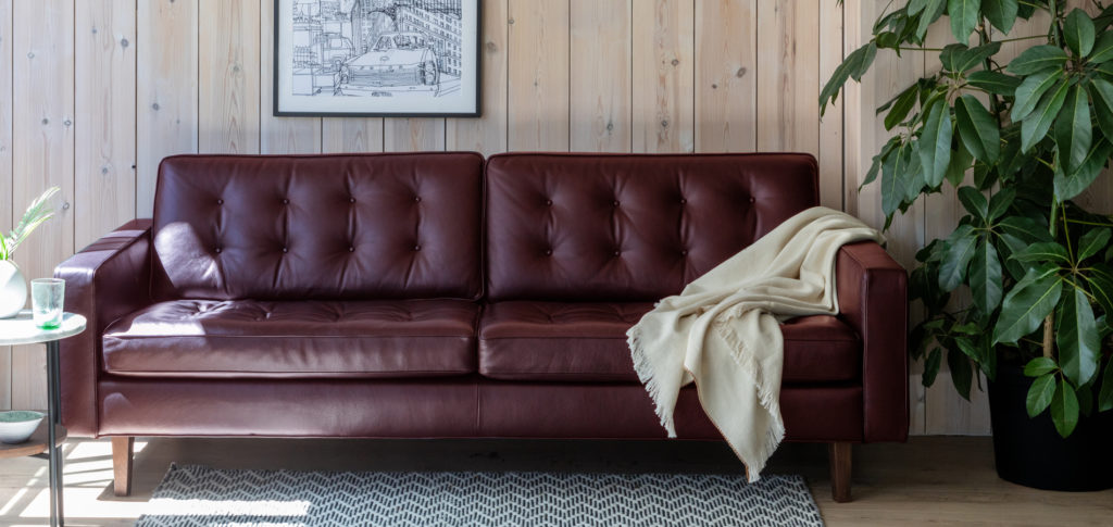 Brown Leather Sofa, What Colour Rug Goes With Brown Leather Sofa