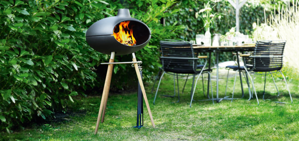 Rustic BBQ or grill corner