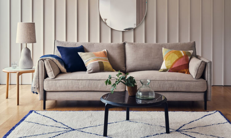 Tortona fabric sofa featured image