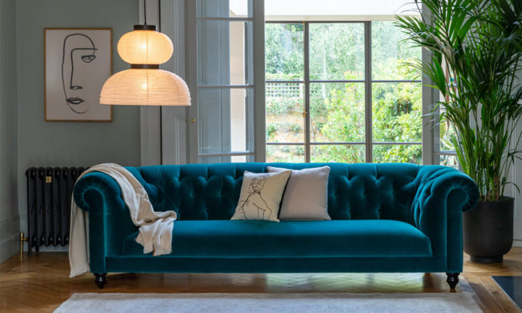 Blue Fitzrovia Chesterfield Sofa featured image