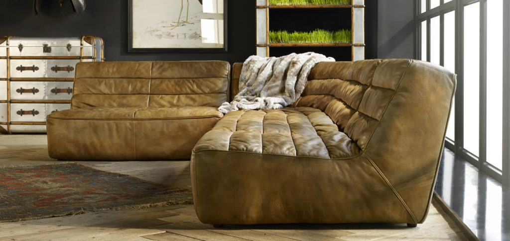 Shabby modular sofa by Timothy Oulton