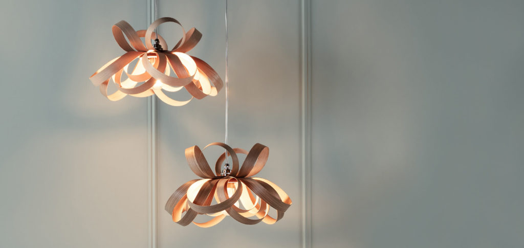 British designer Tom Raffield's Skipper Pendant Light