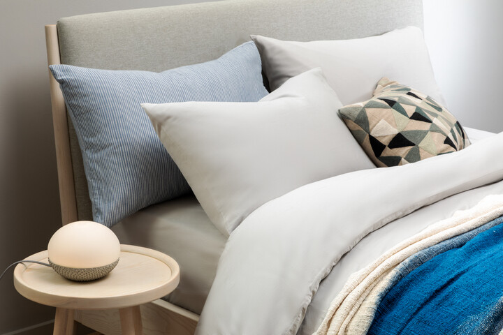 Bedding on bed
