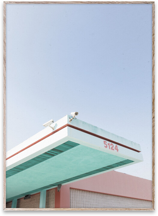 Los Angeles is Pink 01 by Mikal Strøm 30 x 40cm Print by Paper Collective