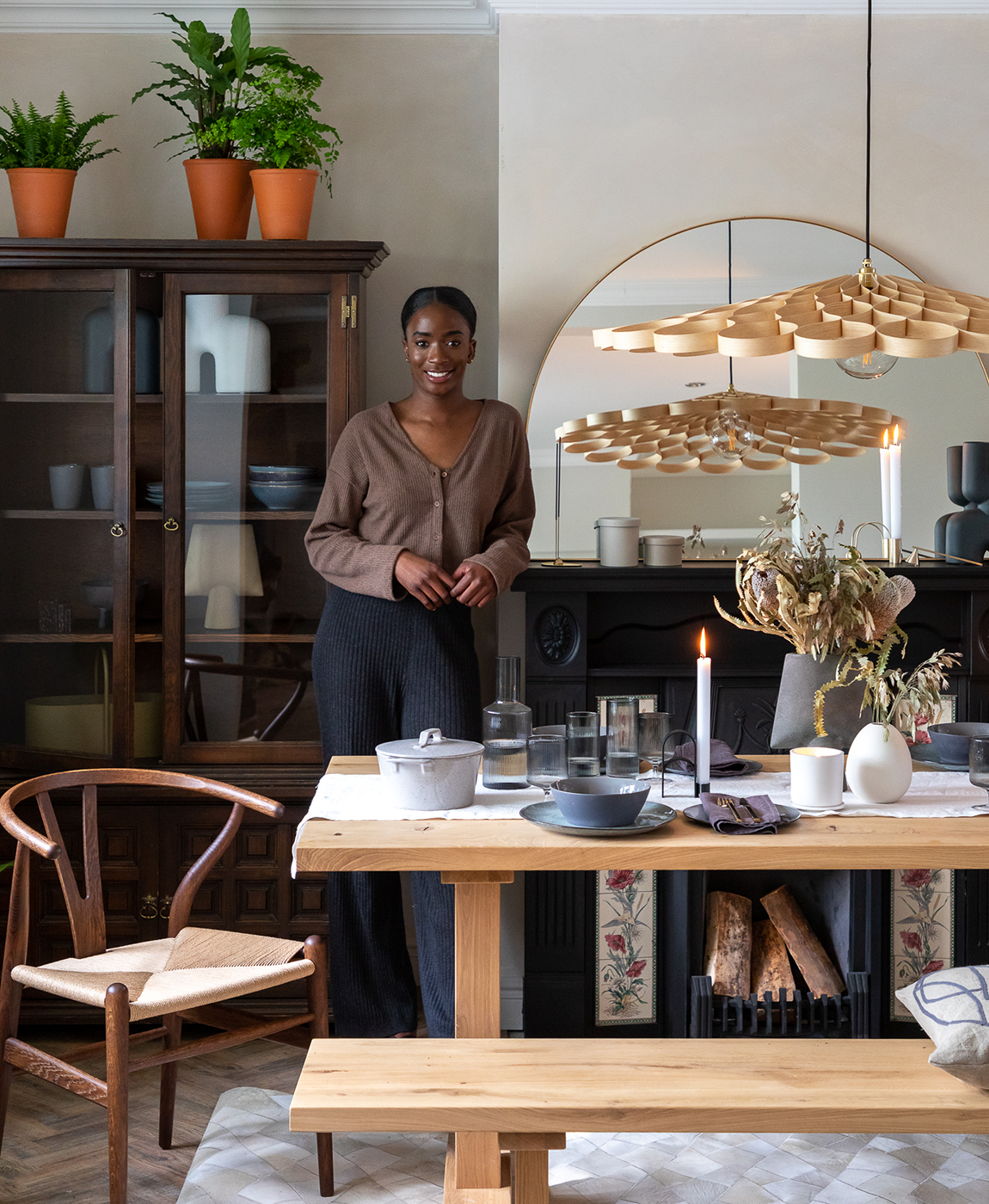 Interior Planning Service: Dining Room Makeover Using Calming Neutrals With A Scandi Rustic Influence