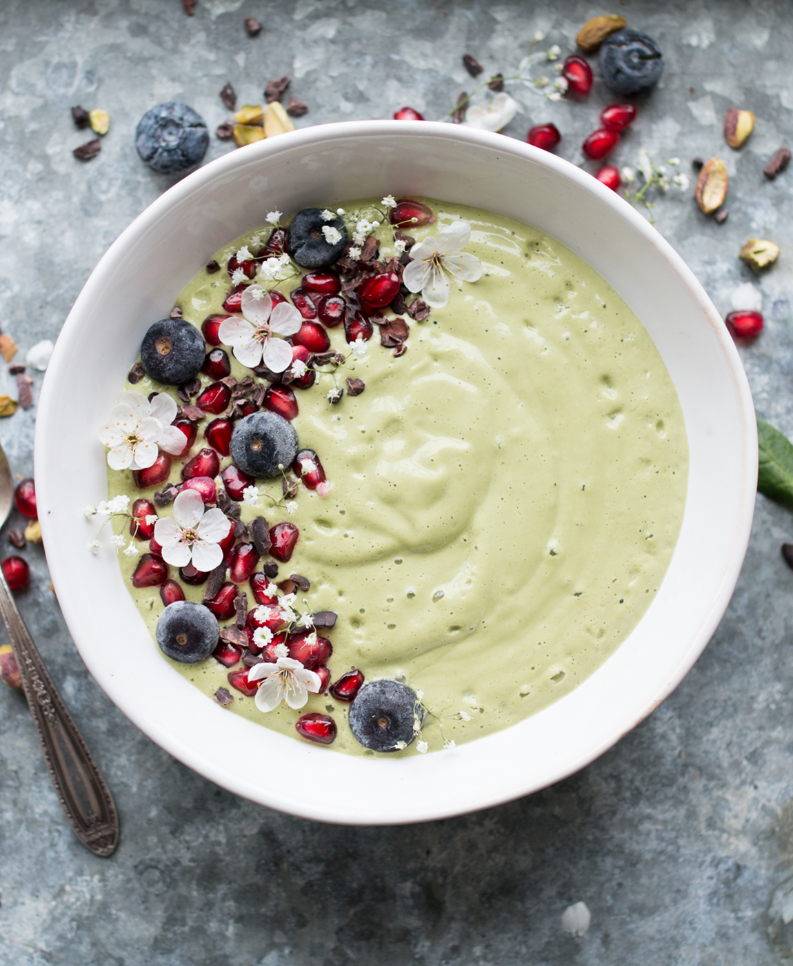 The Little Plantation Takeover: Pistachio Milk Green Smoothie