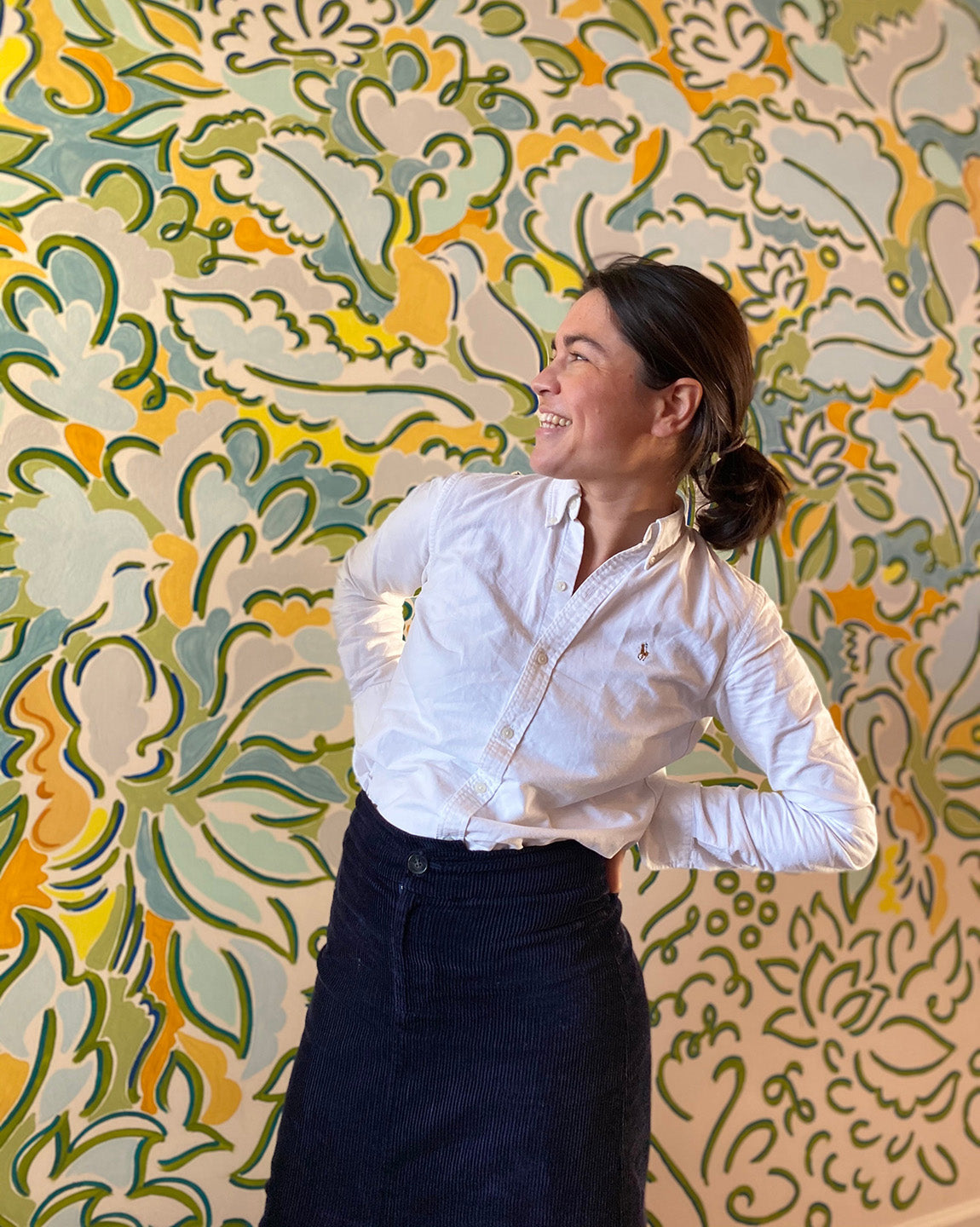 In The Studio: Claire De Quénetain