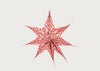 Sirius Dandelion Star Red Decoration