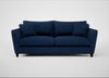 Torino 4 Seater Sofa Broad Weave Lagoon / Black