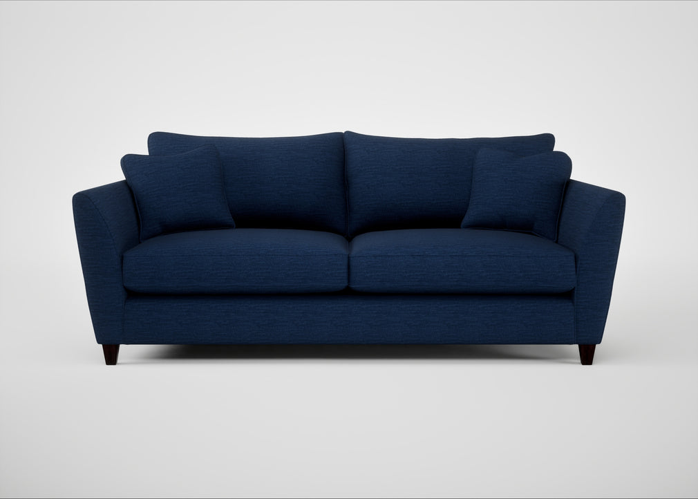 Torino 4 Seater Sofa Broad Weave Lagoon / Black