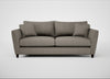 Torino 4 Seater Sofa Broad Weave Pebble / Black