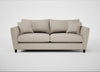 Torino 4 Seater Sofa Broad Weave Putty / Black