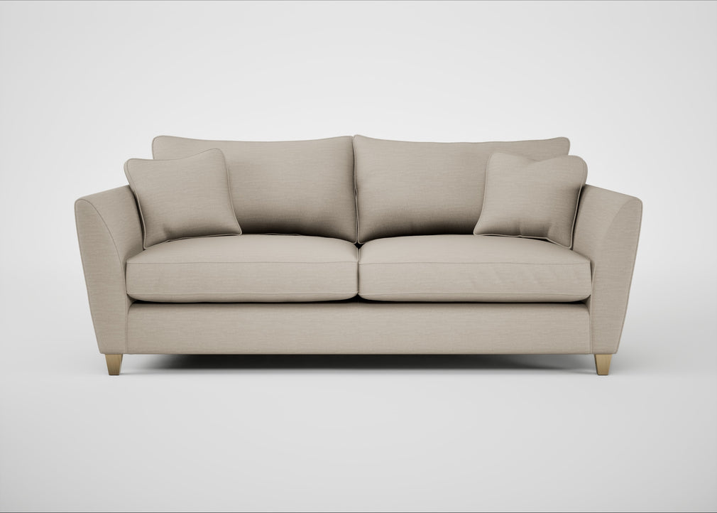 Torino 4 Seater Sofa Broad Weave Putty / Natural