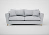 Torino 4 Seater Sofa Broad Weave Tin / Natural