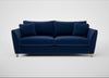 Torino 4 Seater Sofa Cotton Velvet Midnight / Natural