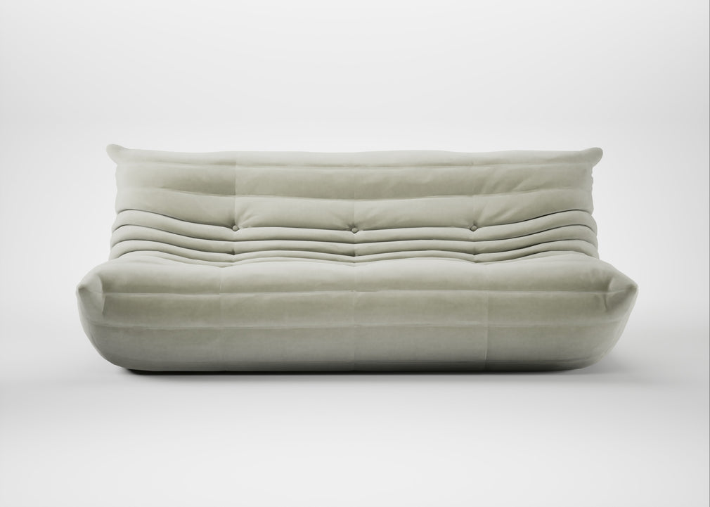 Togo Large Settee Alcantara Sea Sand
