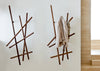Sketch Wall Hanger Walnut Brushed Anthracite