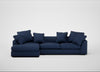 Cumulus Left Hand Facing Corner Sofa Capelo Linen-Cotton Inkspot