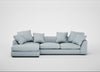 Cumulus Left Hand Facing Corner Sofa Capelo Linen-Cotton Sea Shanty