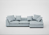 Cumulus Right Hand Facing Corner Sofa Capelo Linen-Cotton Sea Shanty