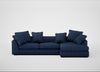 Cumulus Right Hand Facing Corner Sofa Capelo Linen-Cotton Inkspot
