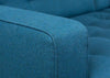 Hepburn 4 Seater Sofa St Moritz Wool Teal / Walnut