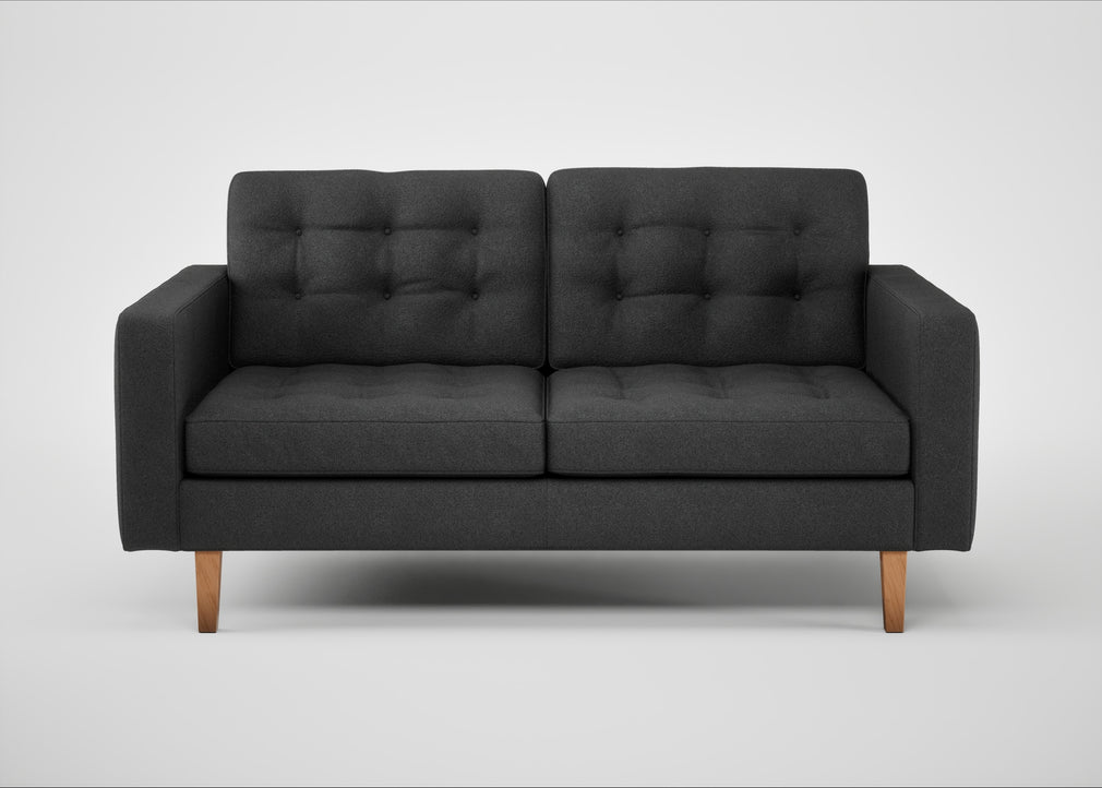 Hepburn 2 Seater Sofa St Moritz Wool Grey / Natural