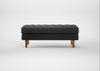 Hepburn Ottoman St Moritz Wool Grey / Natural