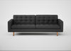 Hepburn 4 Seater Sofa St Moritz Wool Grey / Natural