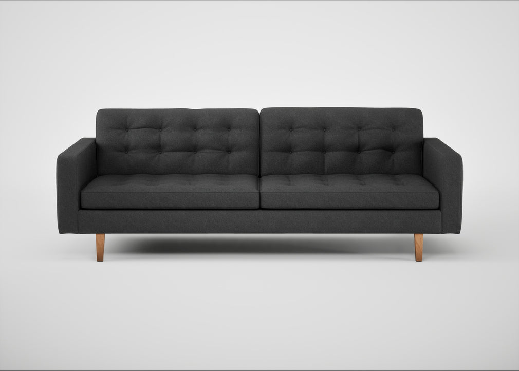 Hepburn 4 Seater Sofa St Moritz Wool Grey / Natural