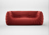 Togo Medium Settee Alcantara Goya Red