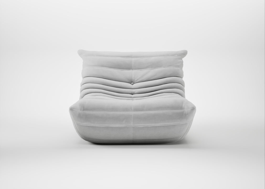 Togo Fireside Chair Alcantara Pearl Grey