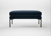 Matera Ottoman Nobilis Velvet Night / Black