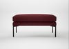 Matera Ottoman St Moritz Wool Red / Black
