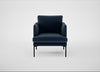 Matera Armchair Nobilis Velvet Night / Black