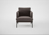 Matera Armchair Nobilis Velvet Sable / Black