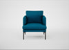 Matera Armchair St Moritz Wool Teal / Black