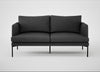 Matera 2 Seater Sofa St Moritz Wool Grey / Black